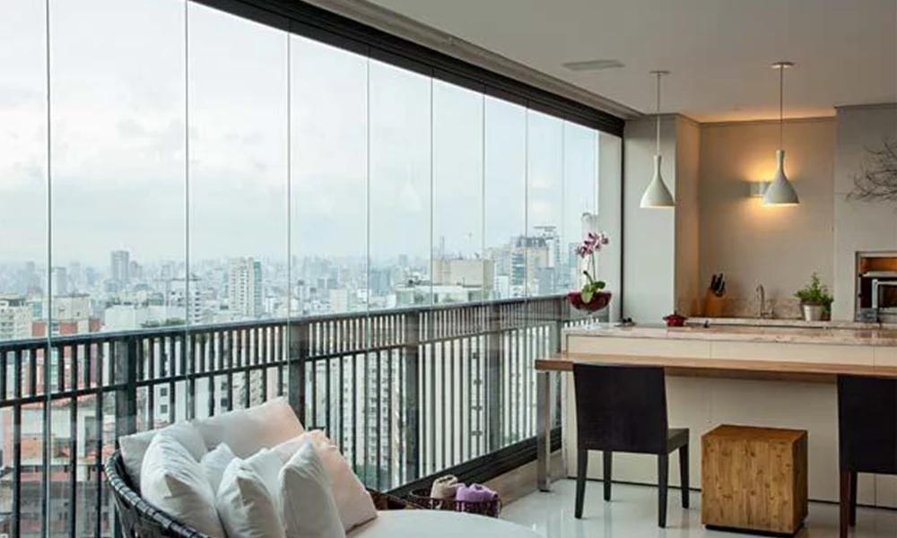 Serviços de envidraçamento